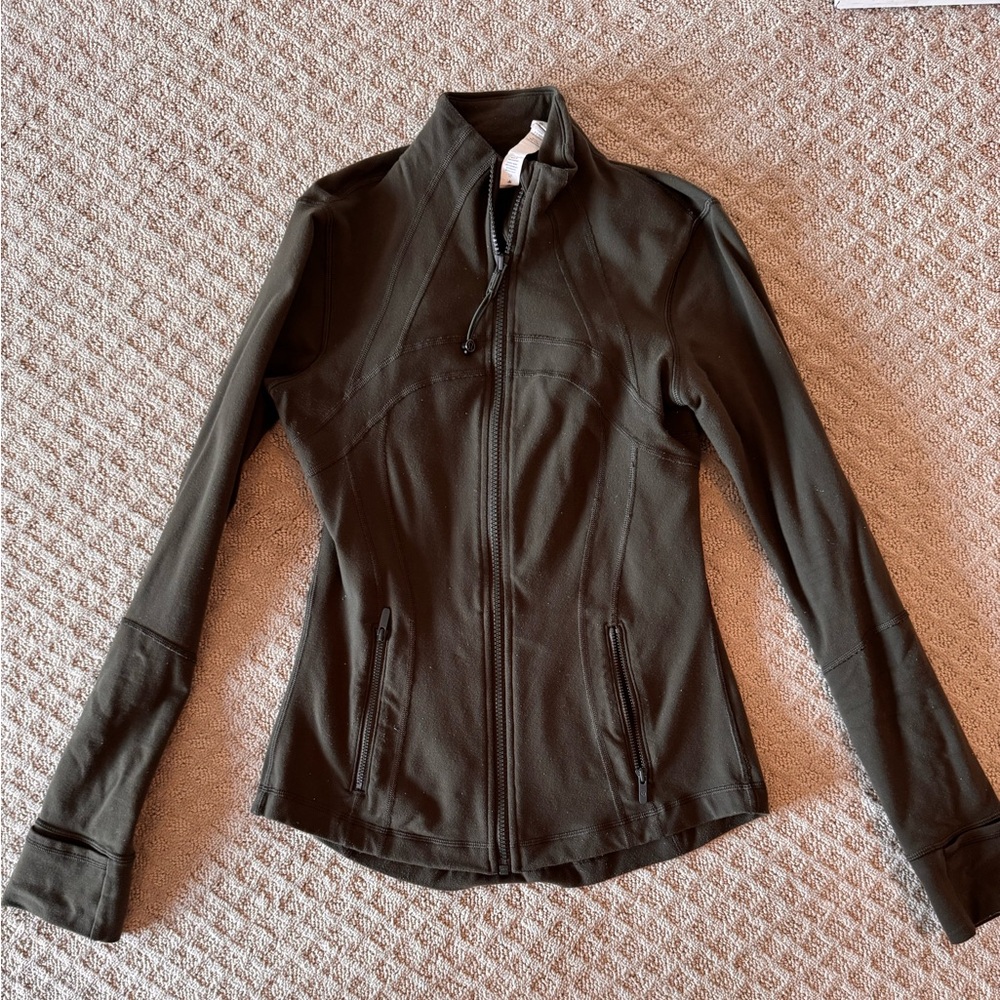 SOLD - Lululemon Define Jacket Olive Green size 6